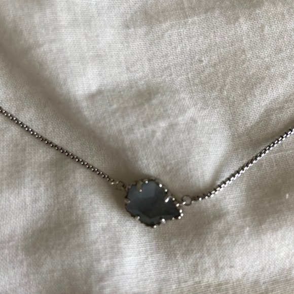 Kendra Scott Tess Silver Pendant Necklace - Picture 2 of 2